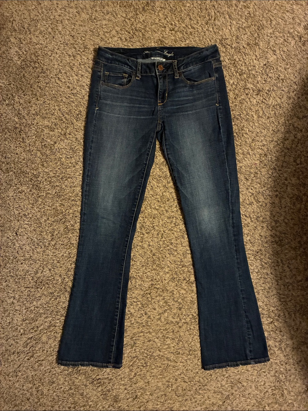 American Eagle skinny kick jeans -size 8